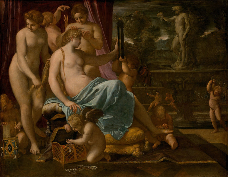Venus adornada por las Gracias - Annibale Carracci