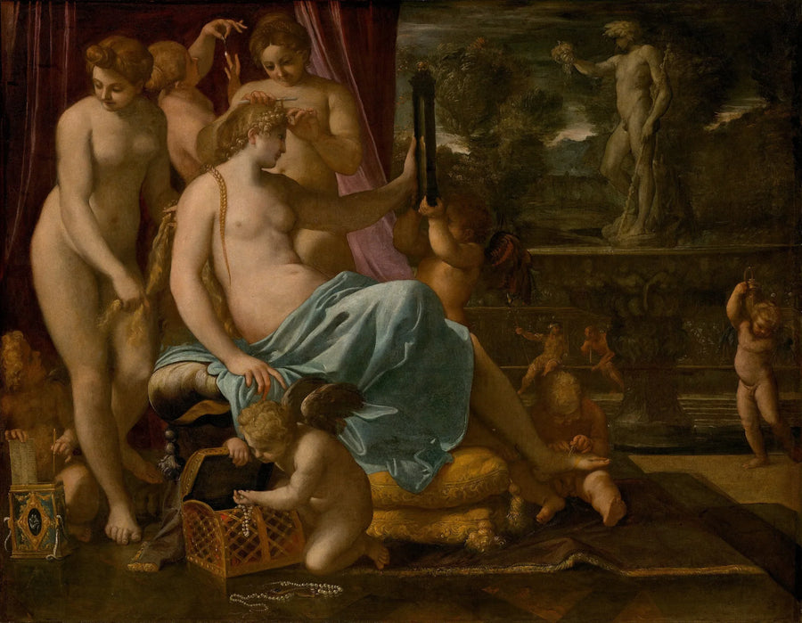 Venus adornada por las Gracias - Annibale Carracci