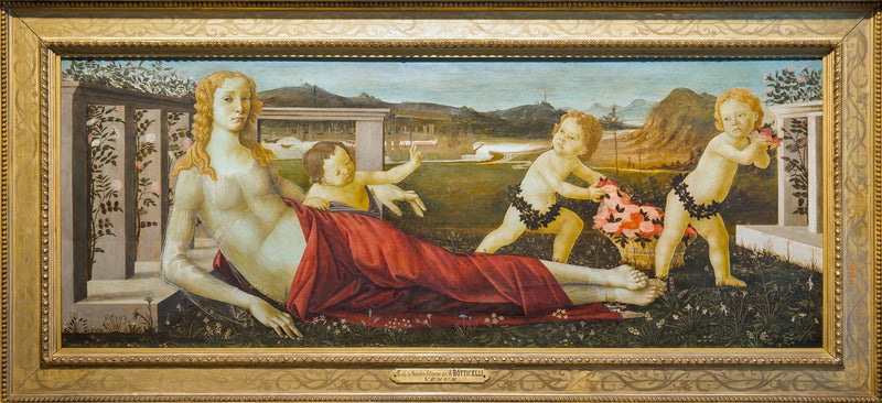 Venus y tres ménsulas - Sandro Botticelli
