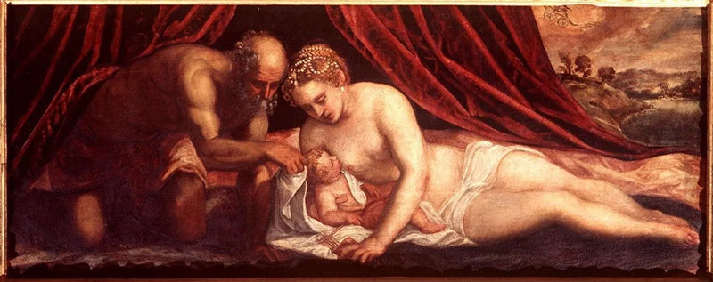 Venus, Vulcano y Cupido - Jacopo Tintoretto