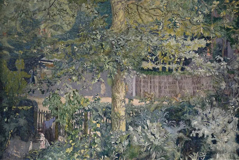 Verdura (Follaje. Roble y vendedor de frutas) - Édouard Vuillard