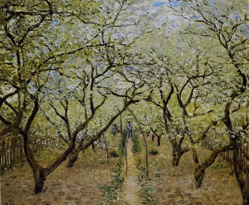 Huerto en flor - Claude Monet