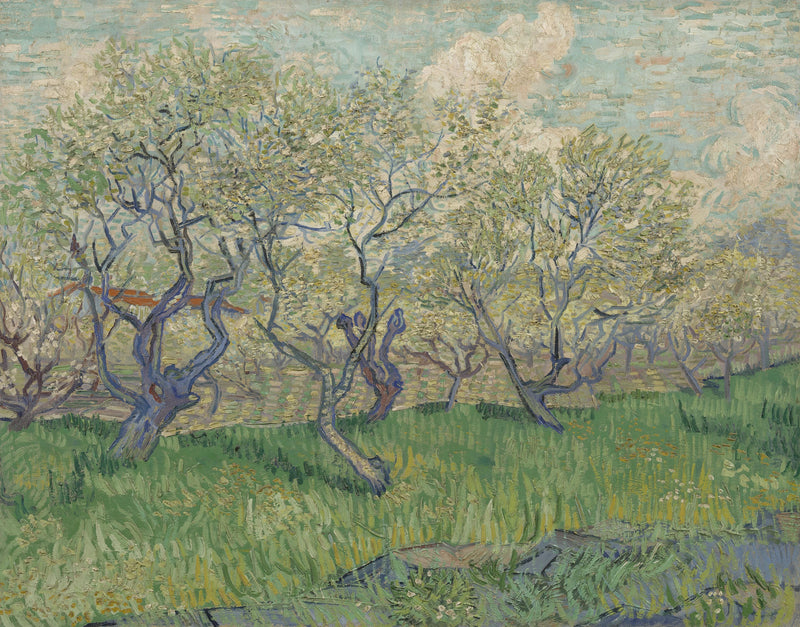 Huerto en flores - Vincent van Gogh