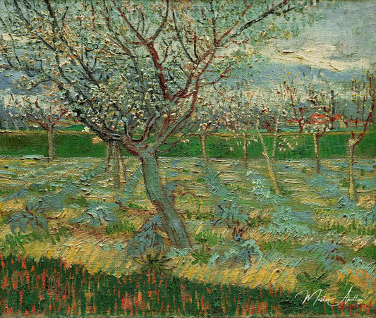 Verger en fleurs - Van Gogh - Reproductions de tableaux et peintures haut de gamme