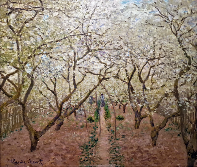Huerto en flor en Vetheuil W521a - Claude Monet