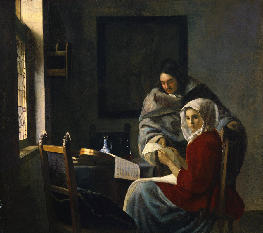 La Lección de música interrumpida - Johannes Vermeer