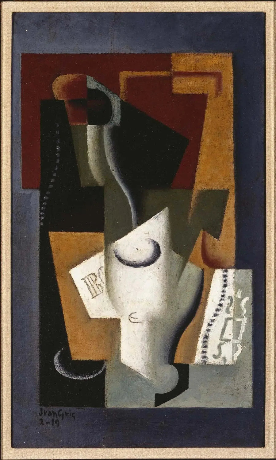 Cristal y botella - Juan Gris