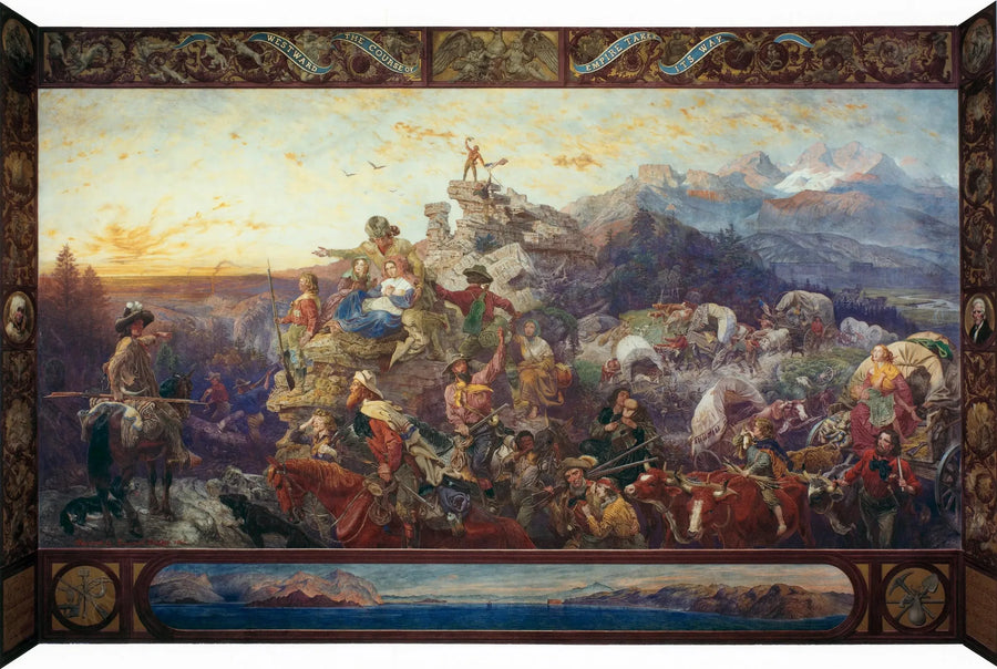 Hacia el oeste, el Imperio continúa su camino - Emanuel Leutze