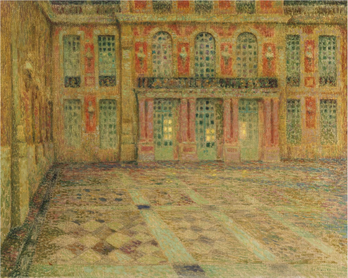 Versalles : Corte de Honor - Henri Le Sidaner