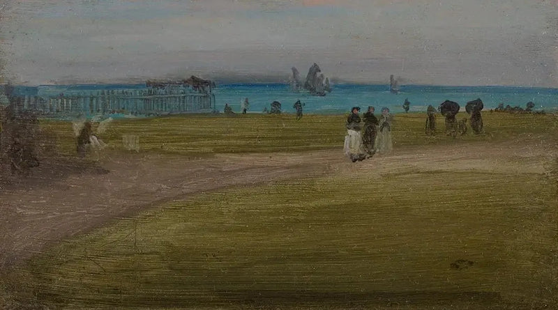 Verde y Violeta: El Paseo de la Tarde - James Abbott McNeill Whistler