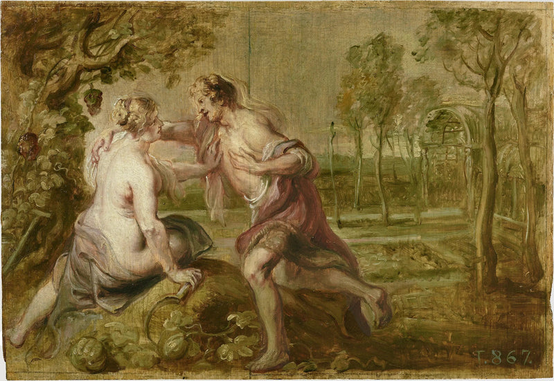 Vertumno y Pomona - Peter Paul Rubens