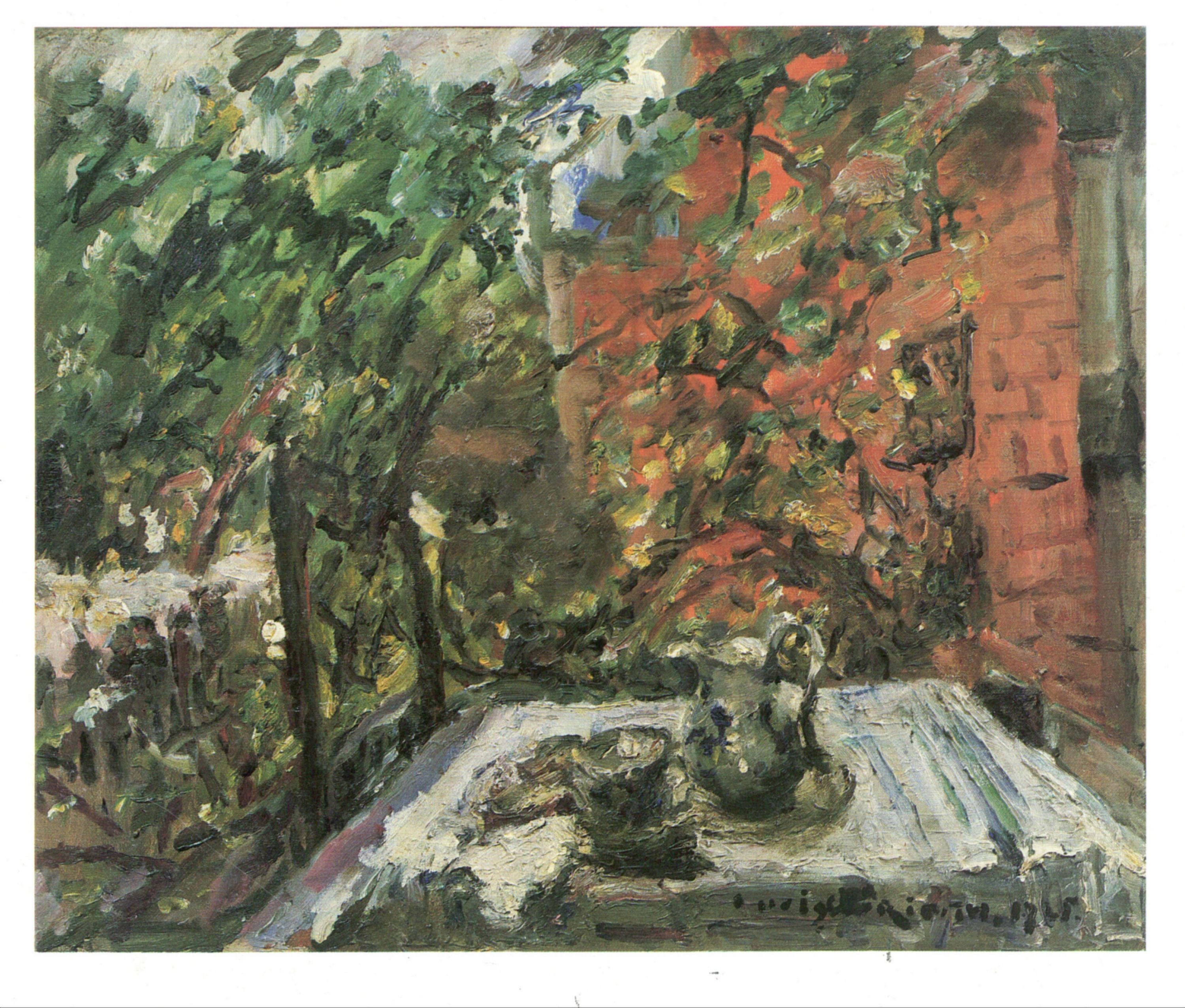 Vesper auf dem Balkon - Lovis Corinth image 1 reproduction réalisée par Alpha Reproduction
