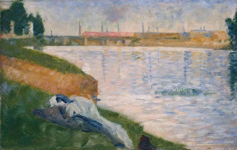 Ropa en la hierba - Georges Seurat