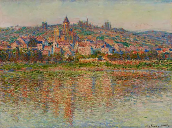 Vétheuil en verano - Claude Monet