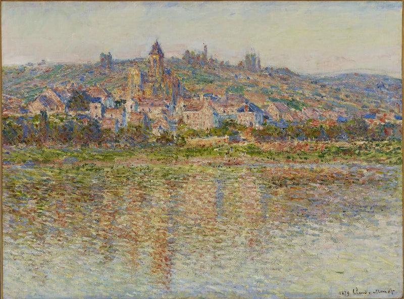 Vétheuil en verano W534 - Claude Monet
