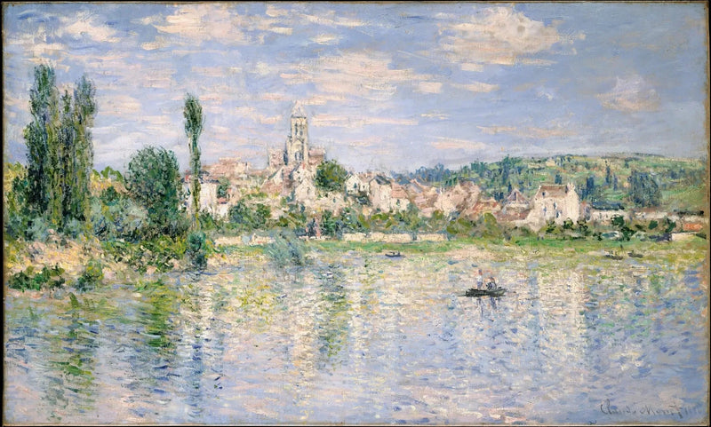 Vétheuil en verano W605 - Claude Monet