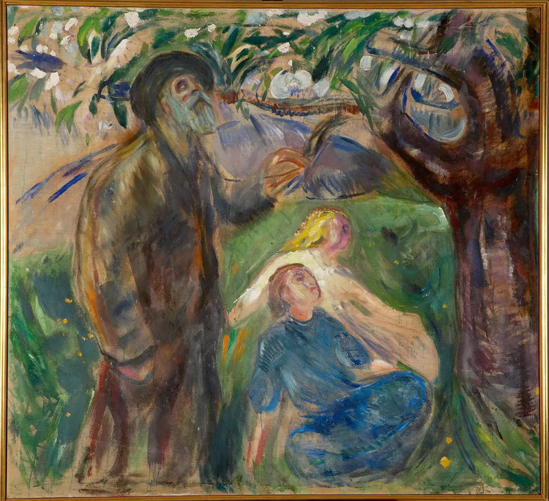 Vida: parte izquierda - Edvard Munch