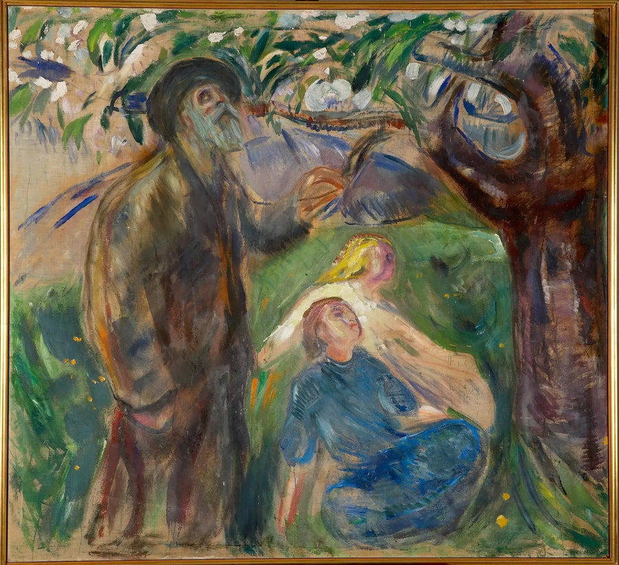 Vida: parte izquierda - Edvard Munch