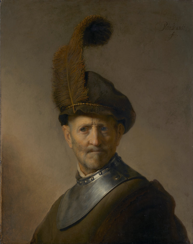 Un viejo guerrero - Rembrandt