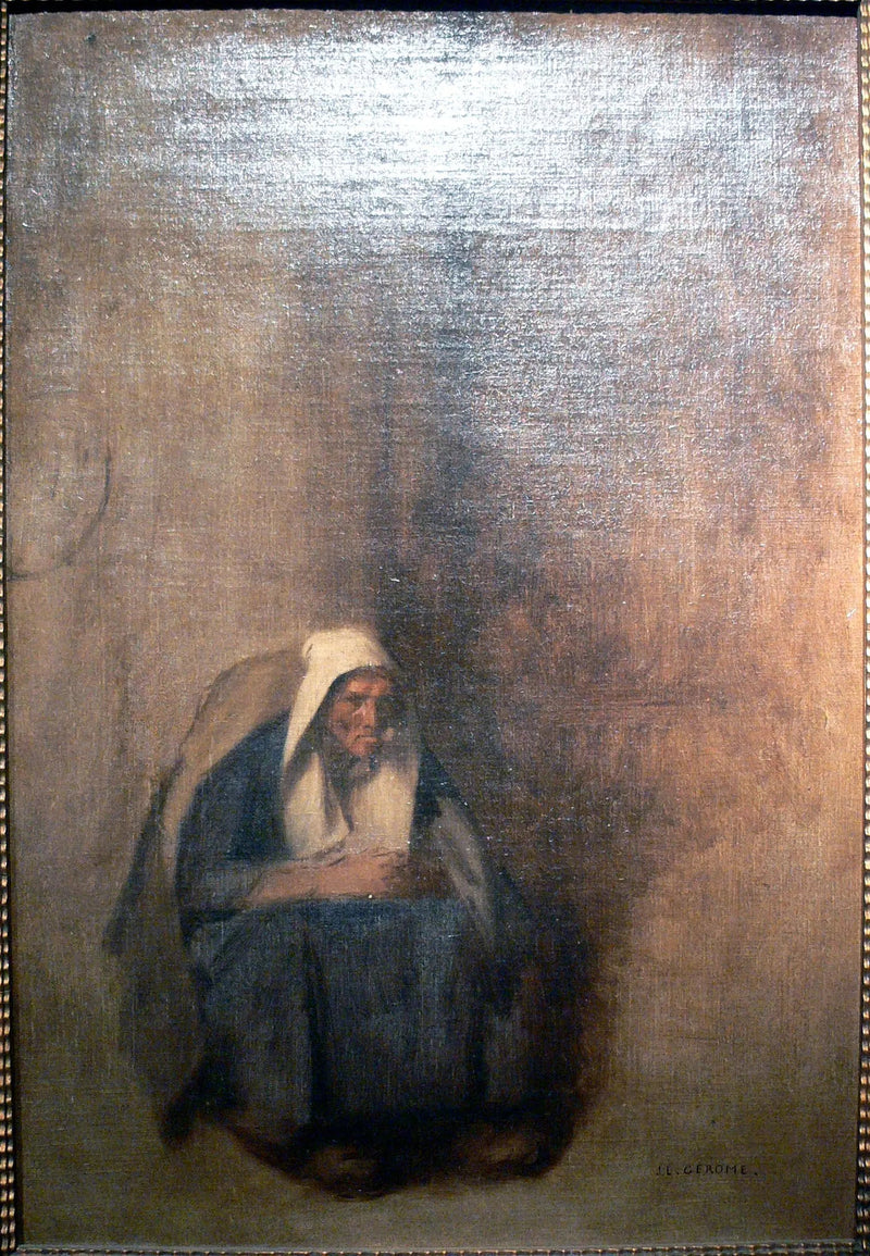 Vieja mujer con pipa - Jean-Léon Gérôme
