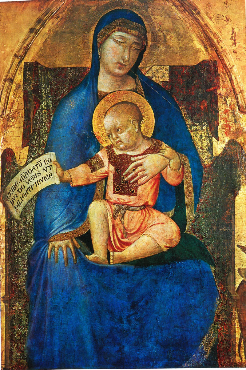 Virgen con el Niño - Ambrogio Lorenzetti