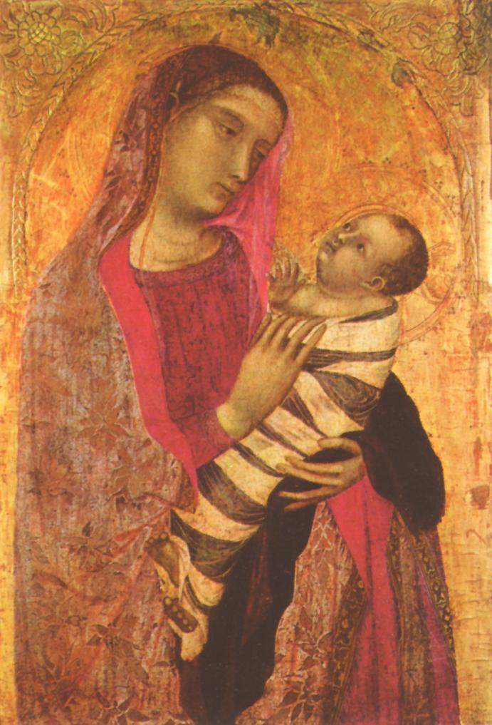 Virgen con el Niño - Ambrogio Lorenzetti