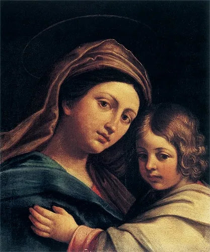 Virgen con el Niño - Annibale Carracci