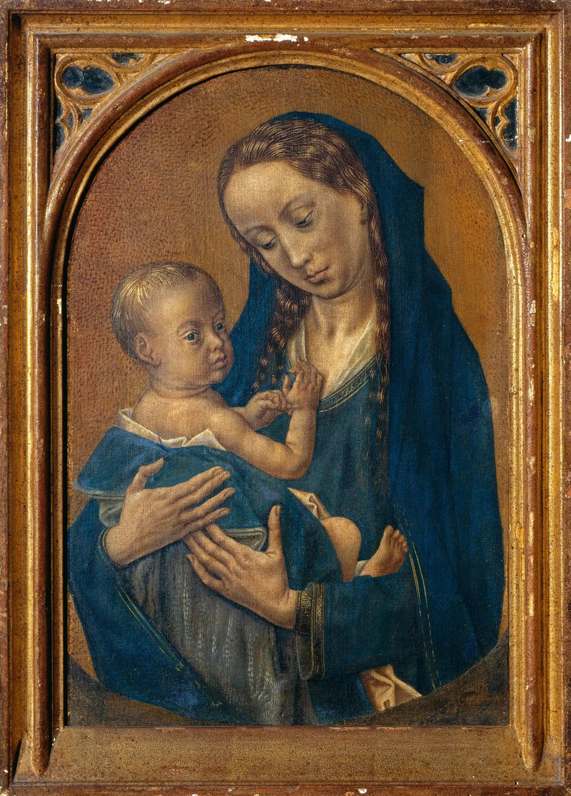 Virgen con el Niño y la Media Luna - Hugo van der Goes