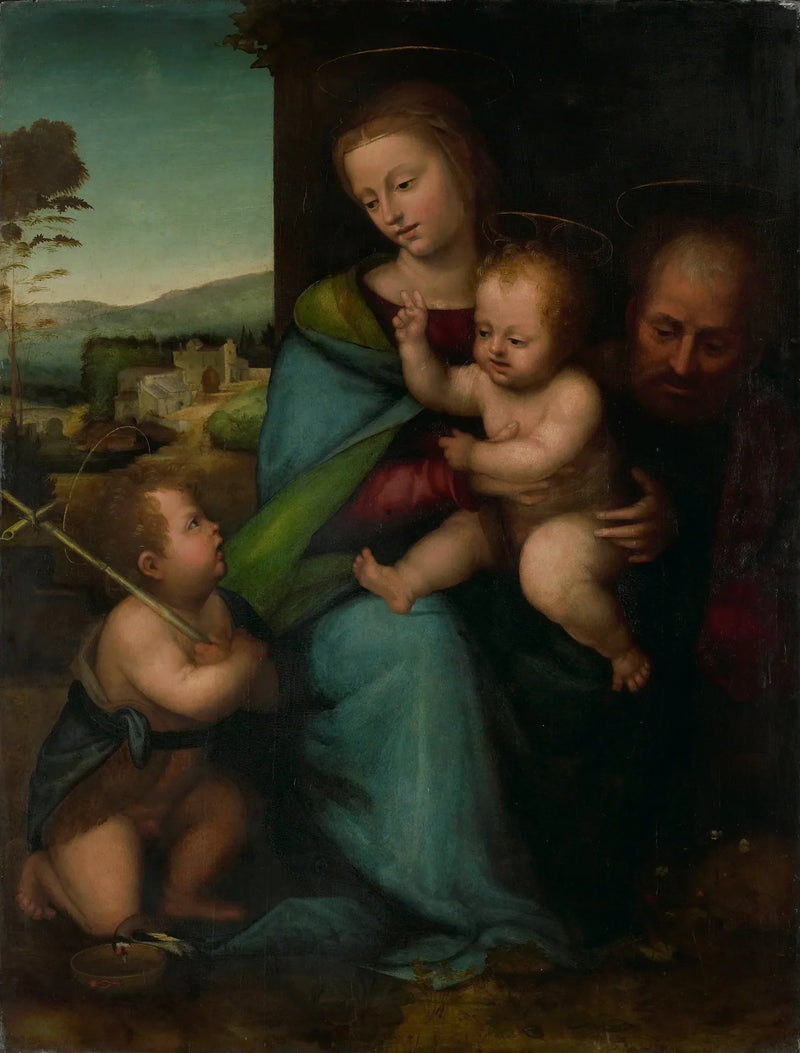 Virgen con el Niño y los santos Esteban y Juan Bautista - Fra Bartolomeo