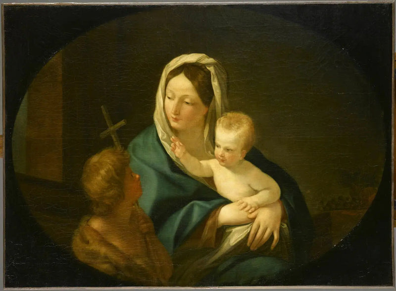Virgen con el Niño y San Juan Bautista - Guido Reni