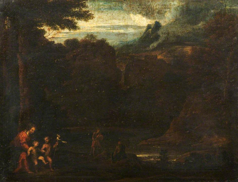 Virgen con el Niño y san Juan - Domenichino