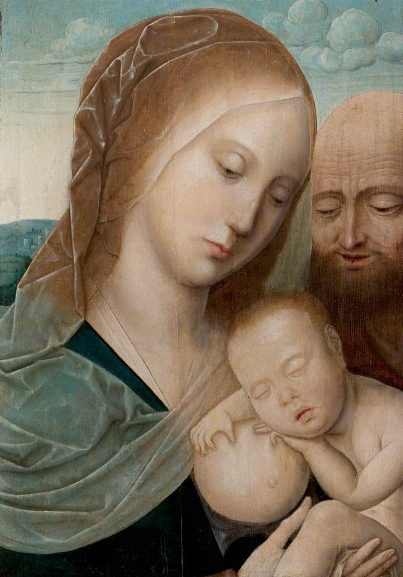 Virgen con el Niño y san José - Joos van Cleve