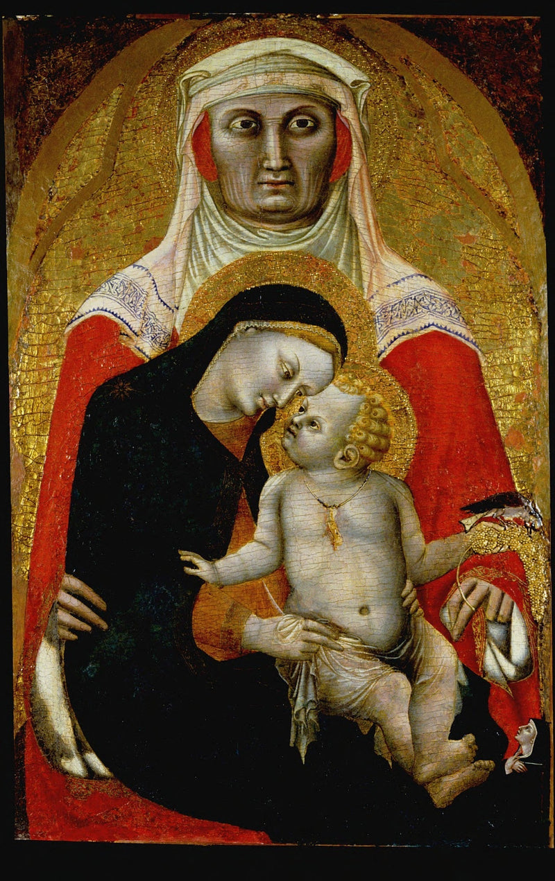 Virgen con el Niño y Santa Ana - Francesco Traini