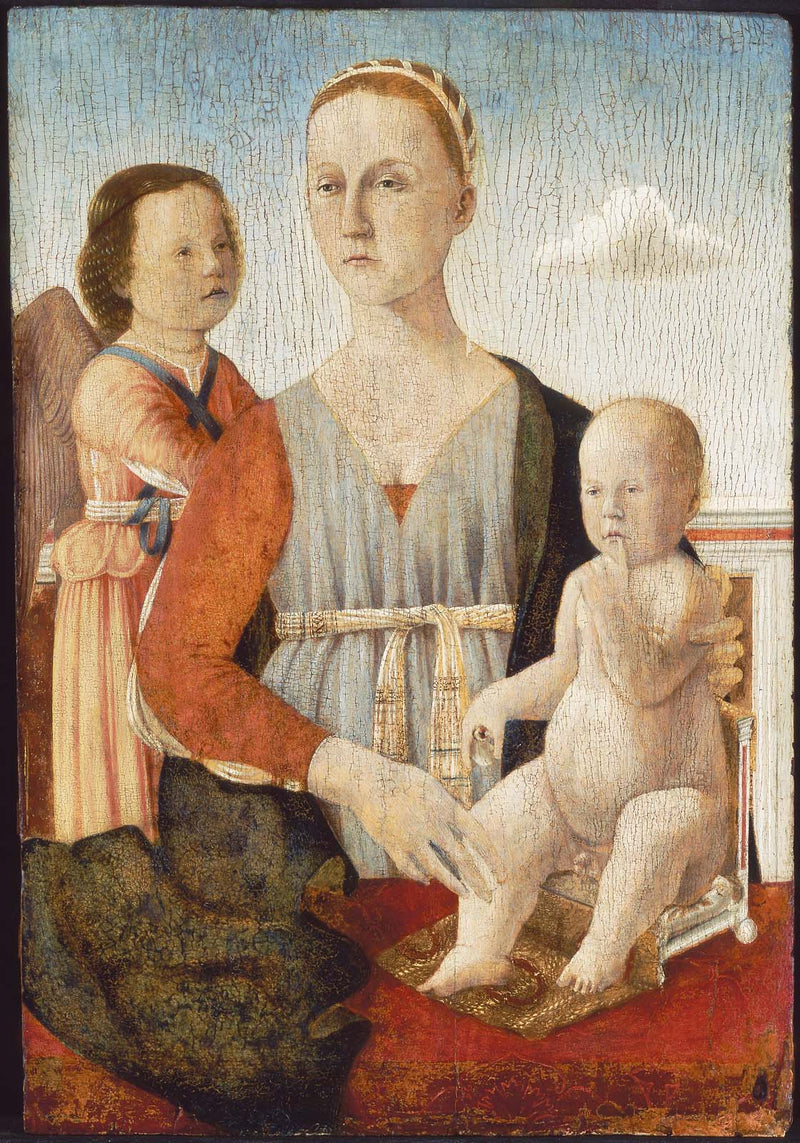 Virgen con el Niño y un ángel - Luca Signorelli