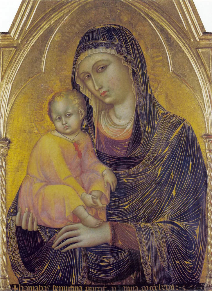 Virgen con el Niño - Barnaba da Modena