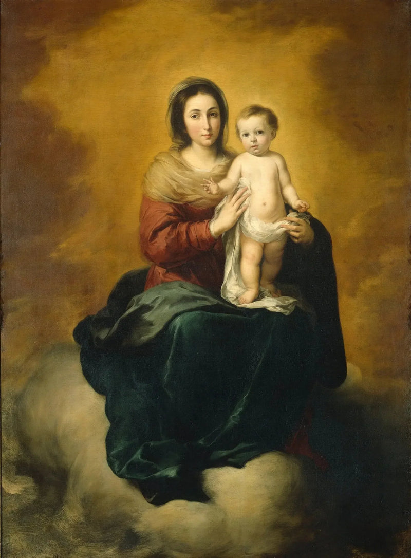 Virgen con el Niño - Bartolomé Esteban Murillo