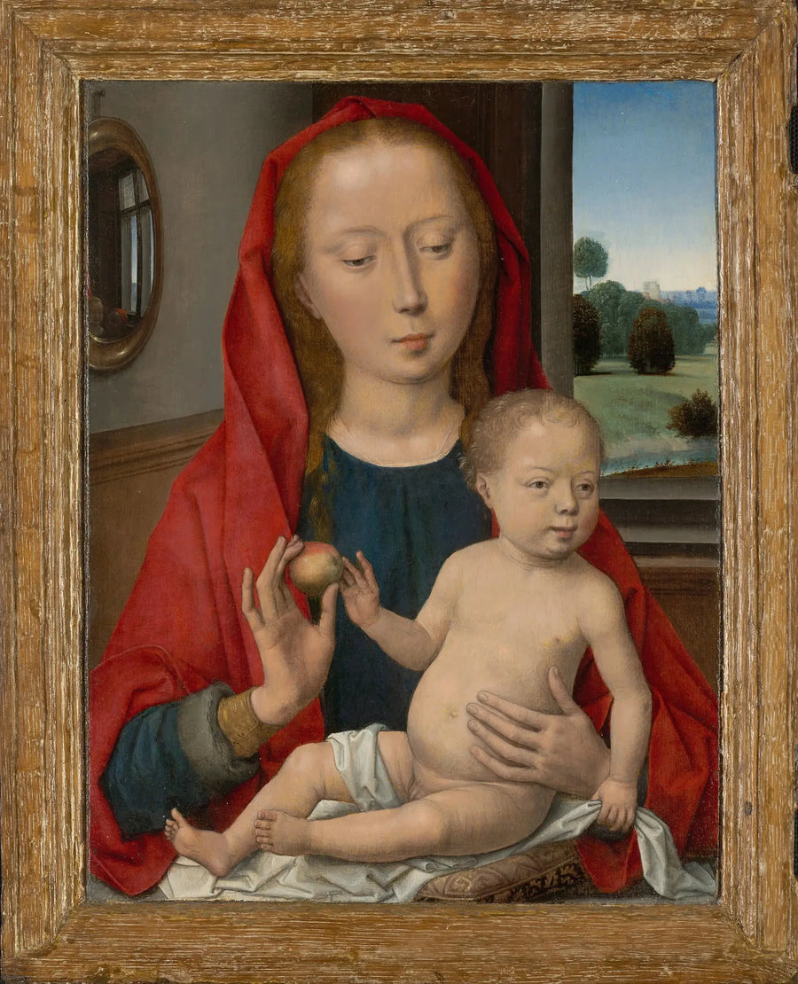 Virgen con el Niño (Chicago) - Hans Memling