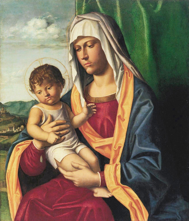 Virgen con el Niño. - Cima da Conegliano