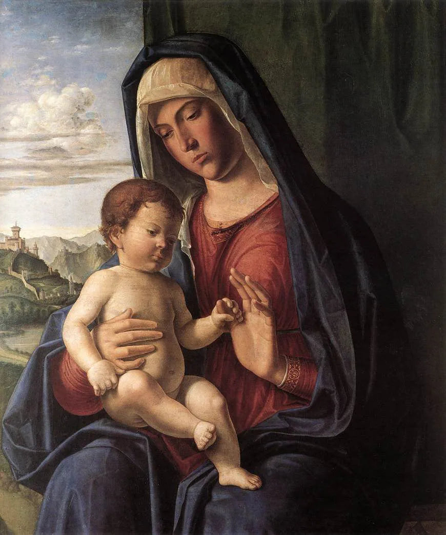 Virgen con el Niño. - Cima da Conegliano