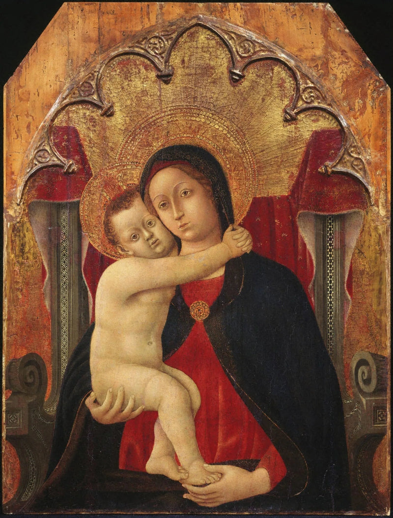 Virgen con el Niño - Domenico di Bartolo