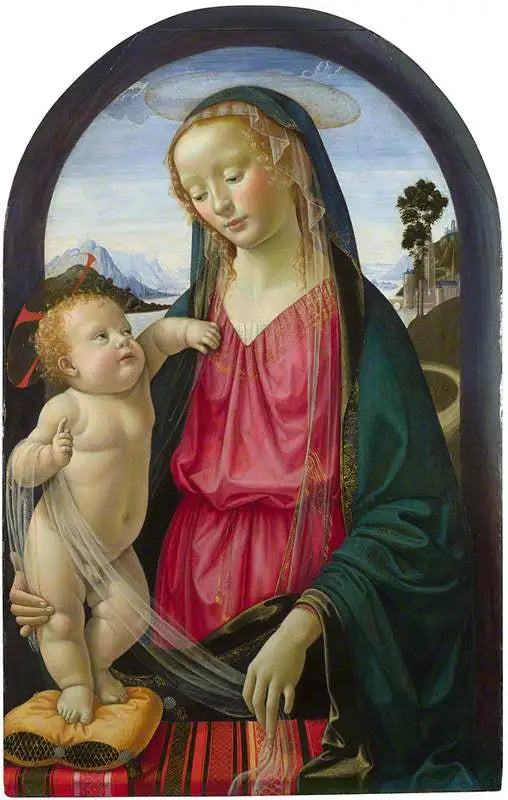 Virgen con el Niño - Domenico Ghirlandaio