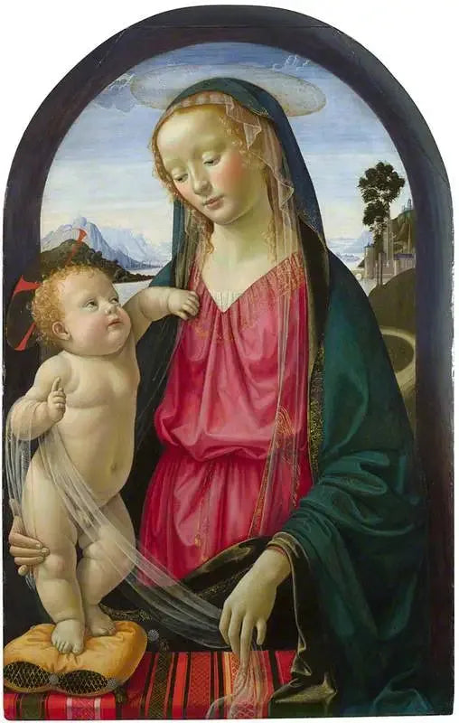 Virgen con el Niño - Domenico Ghirlandaio