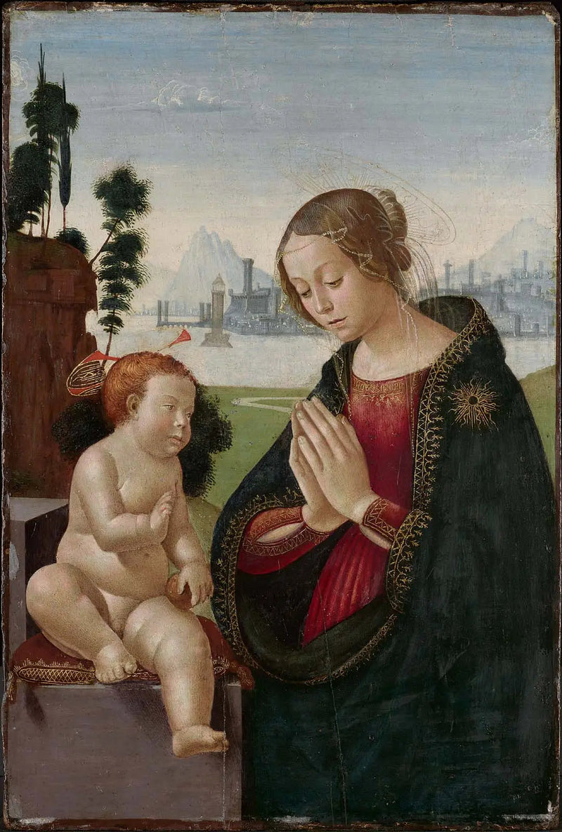 Virgen con el Niño - Domenico Ghirlandaio