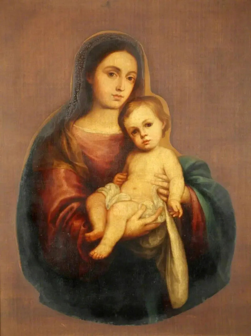 Virgen con el Niño en gloria - Bartolomé Esteban Murillo