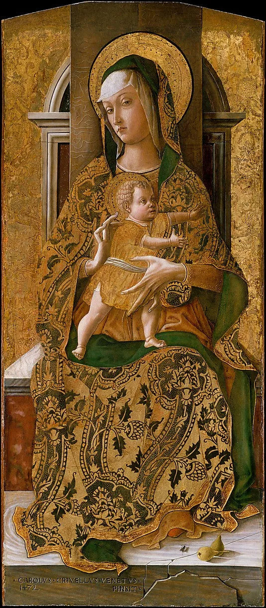 Virgen con el Niño en majestad - Carlo Crivelli