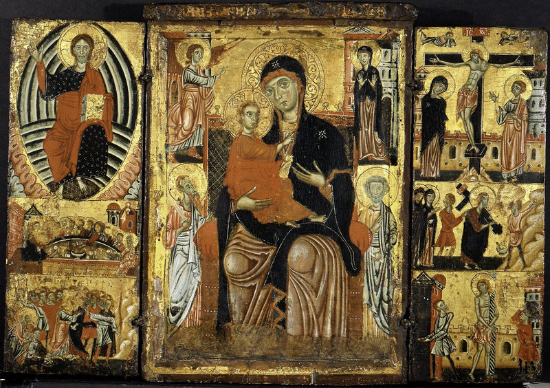 Virgen con el Niño en majestad - Maestro de la Magdalena