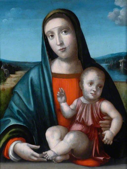 Virgen con el Niño - Francesco Francia