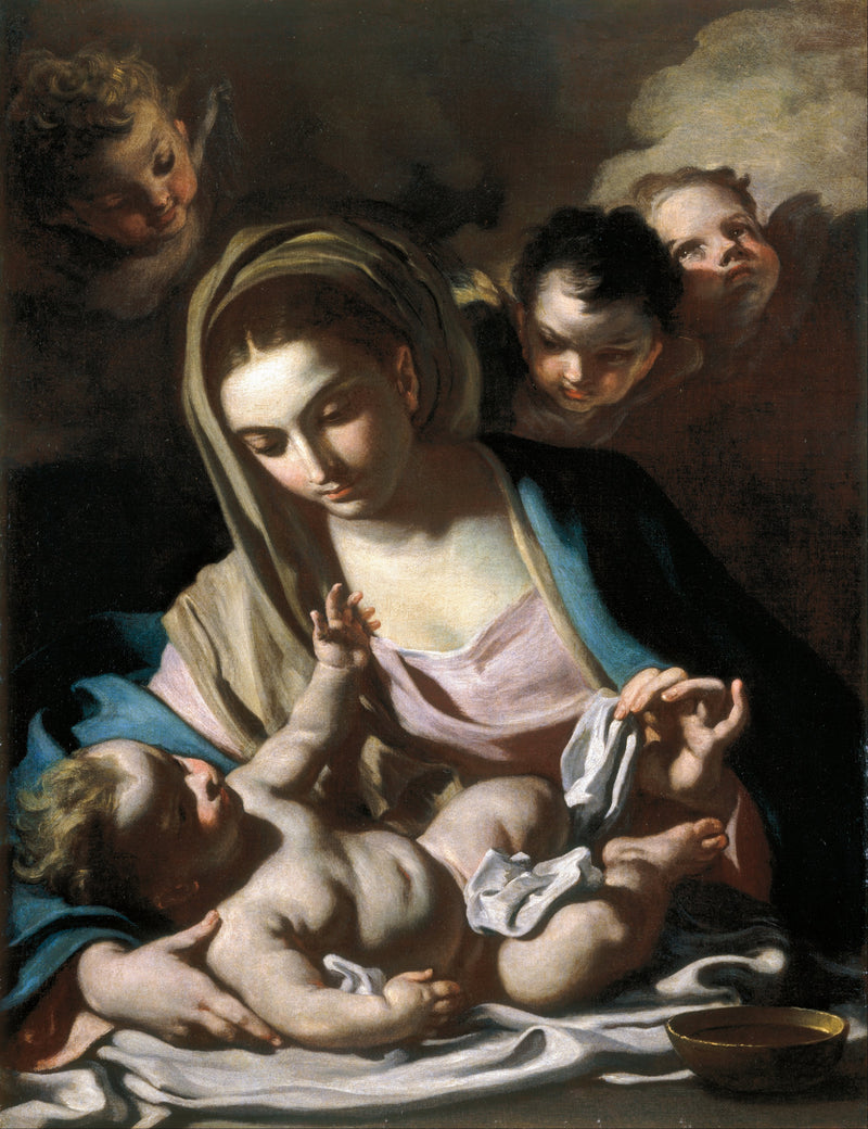 Virgen con el Niño - Francesco Solimena