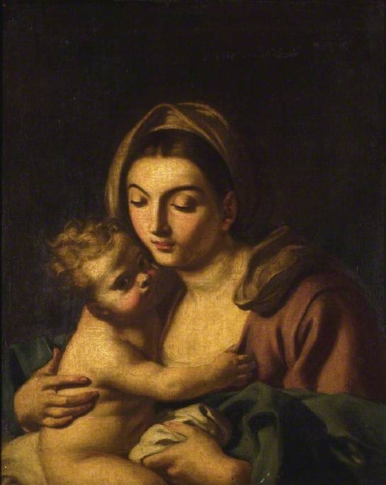 Virgen con el Niño - Francesco Solimena