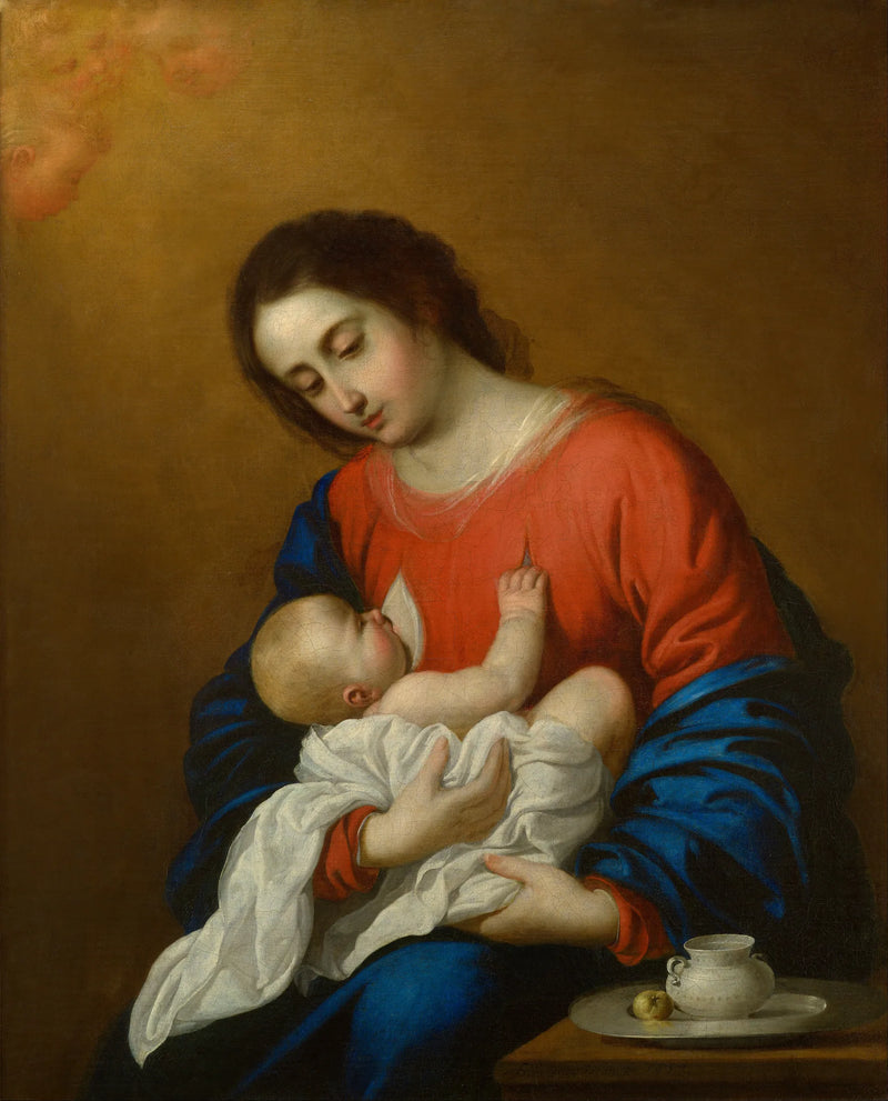 Virgen con el Niño - Francisco de Zurbarán